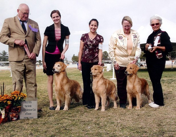 James Dean,  Ziva and Tootsie at Paloverde - 2009