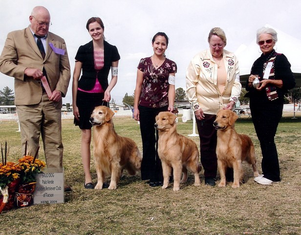 James Dean,  Ziva and Tootsie at Paloverde - 2009